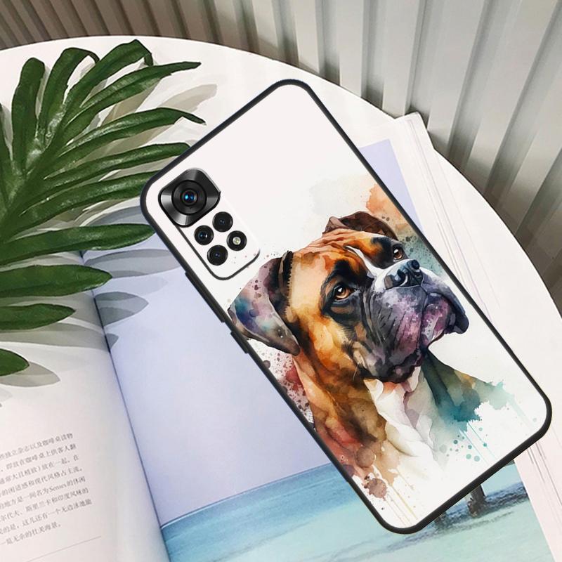Boxer Dog For Xiaomi Redmi 10C 9C 12C 10A 9T Case For Redmi Note 12 8 9 10 11 Pro 9S 10S 11S Cover