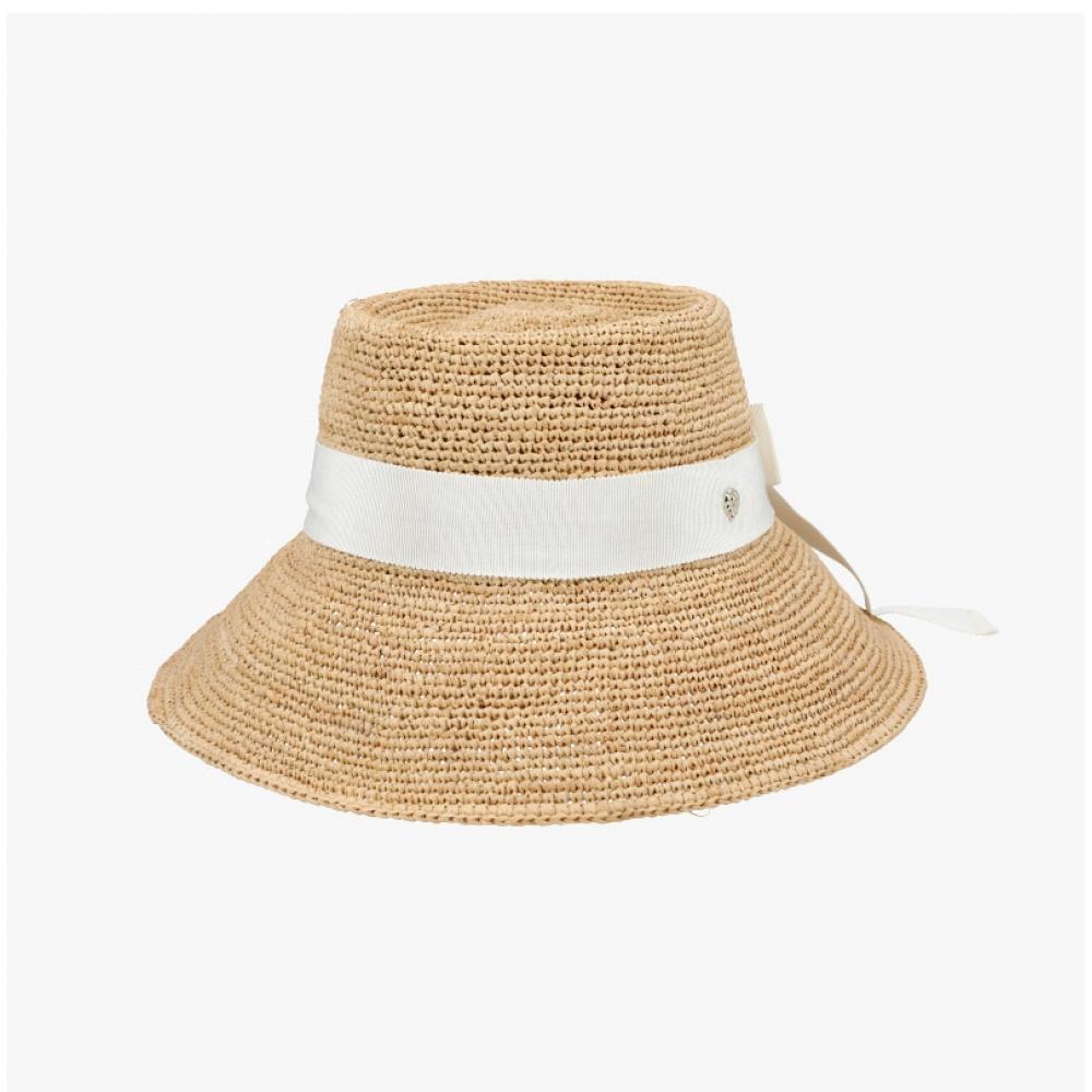 Helen Kaminski Clover Natural Cream Bucket Hat Hat52010