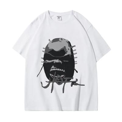 2023 Rapçi Cactus Jack Yeni Albüm Ütopya Baskı T Shirt Unisex Kadın Gotik Hip Hop Büyük Boy T Gömlek Sokak Trendi Moda T-shirt