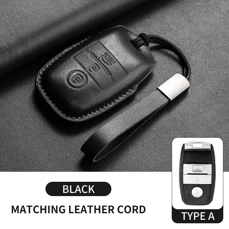 

Leather Car Key Case Cover Shell For Kia K3 K4 K5 K3S Kx3 Kx5 Soul Rio Sorento Ceed Sportage Car Key Shell Protecter Accessories