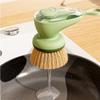 Kitchen Cleaning Brush Soap Dispensing Brush Angled Bristles