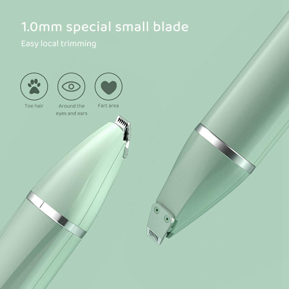 4 in 1 Pet Electric Hair Clipper with 4 Blades Grooming Trimmer Nail Grinder Professional Recharge Haircut For Dogs Cat