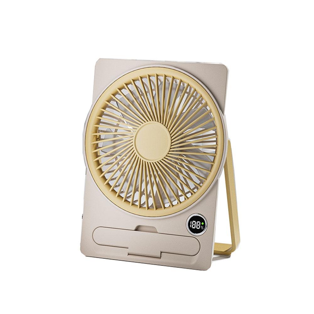 5-Speed Adjustment Portable Desktop Fan Ultra Slim Design Table Air Cooler  Travel