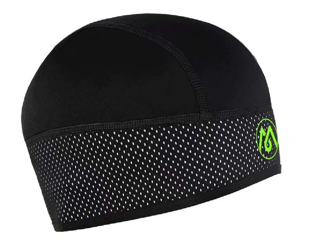 Căciulă Interioară pentru Cască Morethan pentru Ciclism, pentru Vreme Rece și Neagră, Căciulă, Rezistentă la Vânt, CVP-002,