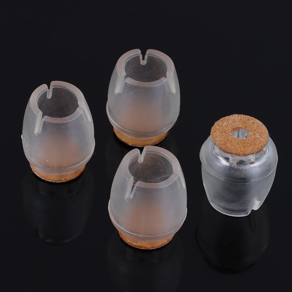 16pcs Cups Socks Round Bottom Silicone Pads Chair Leg Caps Non-Slip Covers Furniture Feet