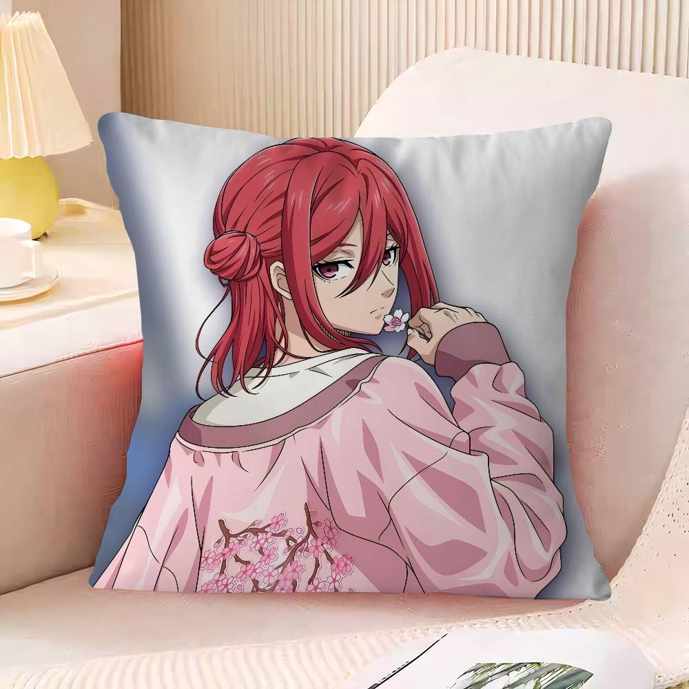 C-ChigiriS H-Hyoma Pillow Anime Pillow Sofa Bed Head Pillow Cover Cushion Cover 45x45 Cm Fashion