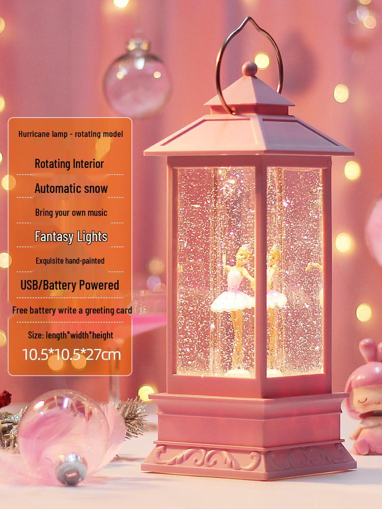 Rotating Crystal Ball Music Box - Ballet Princess Gift for Little Girls' Birthdays