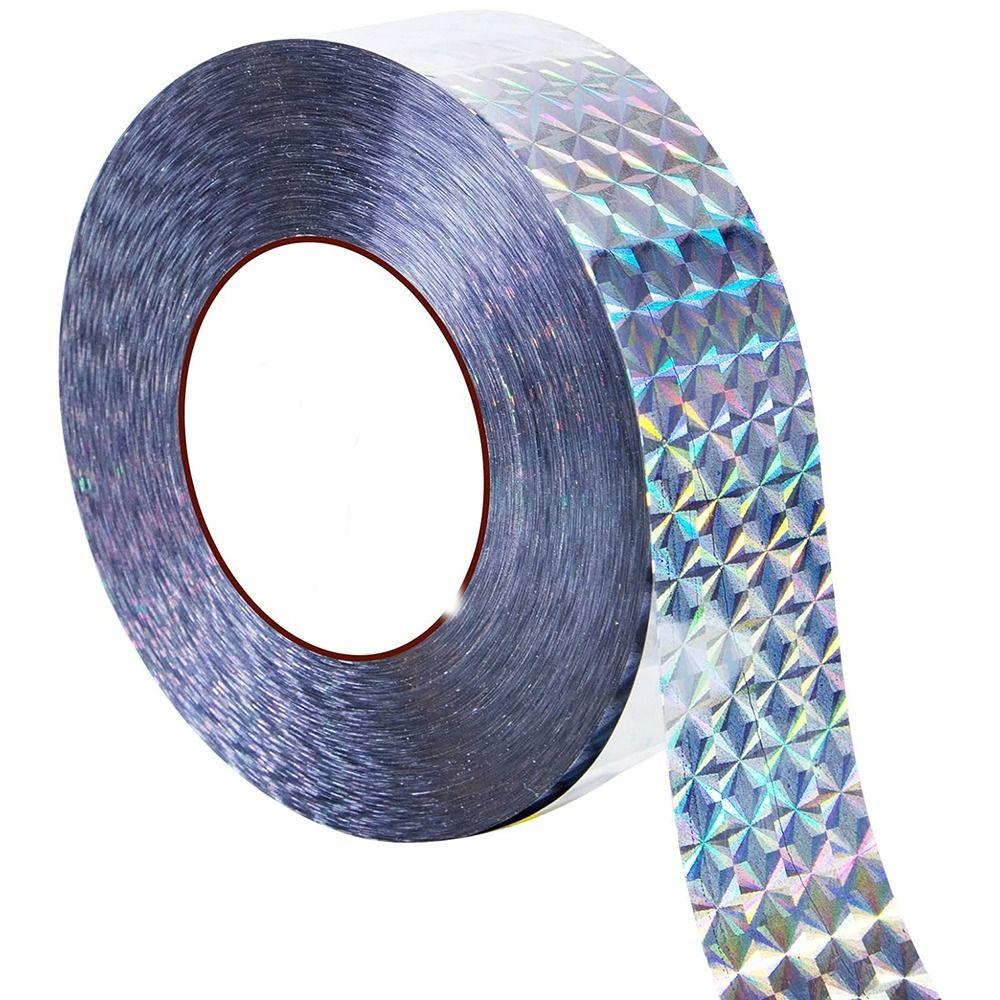 

Высокоотражающая лента для отпугивания птиц. Отпугивающая лента для птиц. Лента для отпугивания птиц. 2.4cmx50m