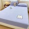 New Class A raw Cotton Polished Cartoon Wind Towel Embroidered Padded Mattress-Cute Pet Series Single-Piece Mattress