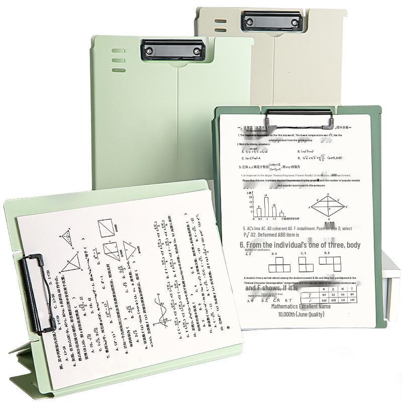 A4 Standable Thickened Clipboard for Students and Meetings