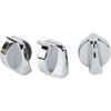 3Pcs AC Heater Control Knobs, AC Heater Blower Fan Control Knobs 121-0001-000 702-5401 Replacement for Peterbilt 330 335 357 367 375 378 379 384 386
