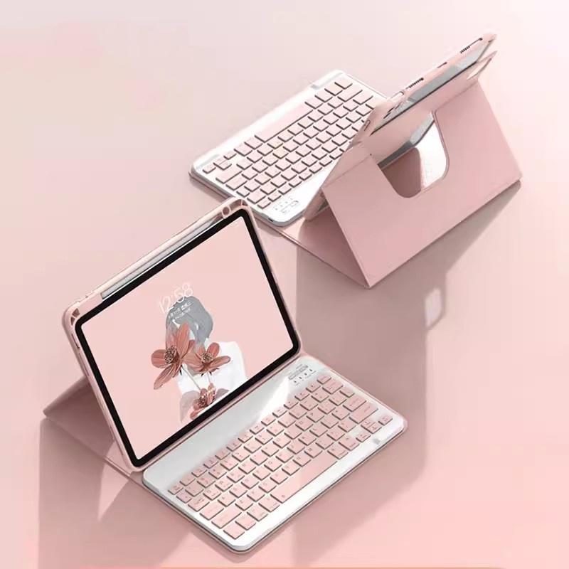 Cae with Keyboard for IPad 11th 11" A16 Air11 M3 Pro11 Air 6 5 4 10.9" 10th 10.9 10.2 Magnetic 360 Rotation Case