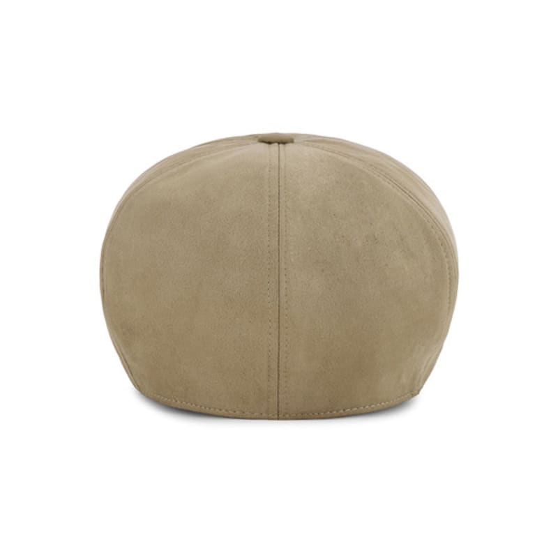 VARZAR VA Studded Easy Fit Newsboy Cap Beige