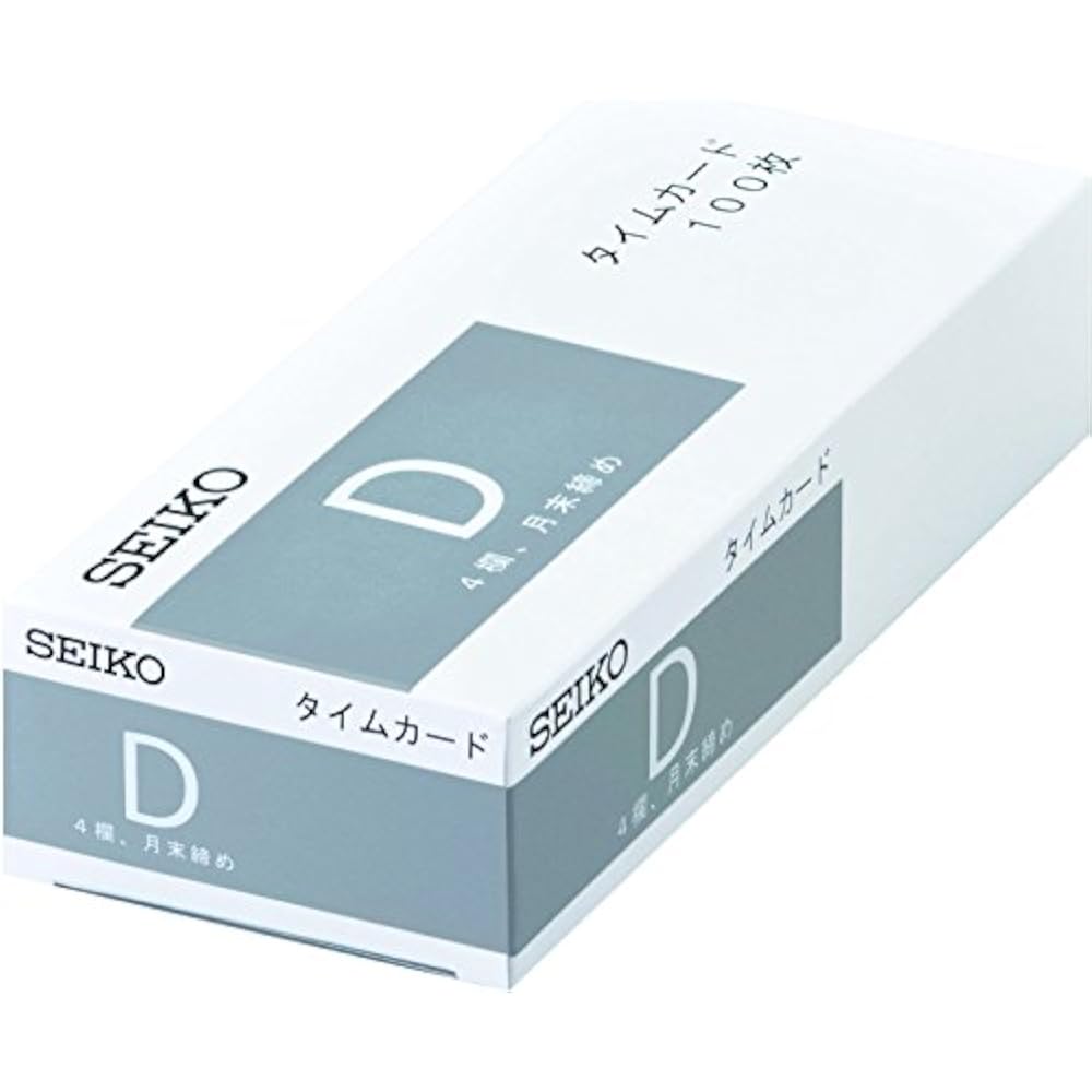 Seiko Solutions Time Card D Card 100 Miley CA-D