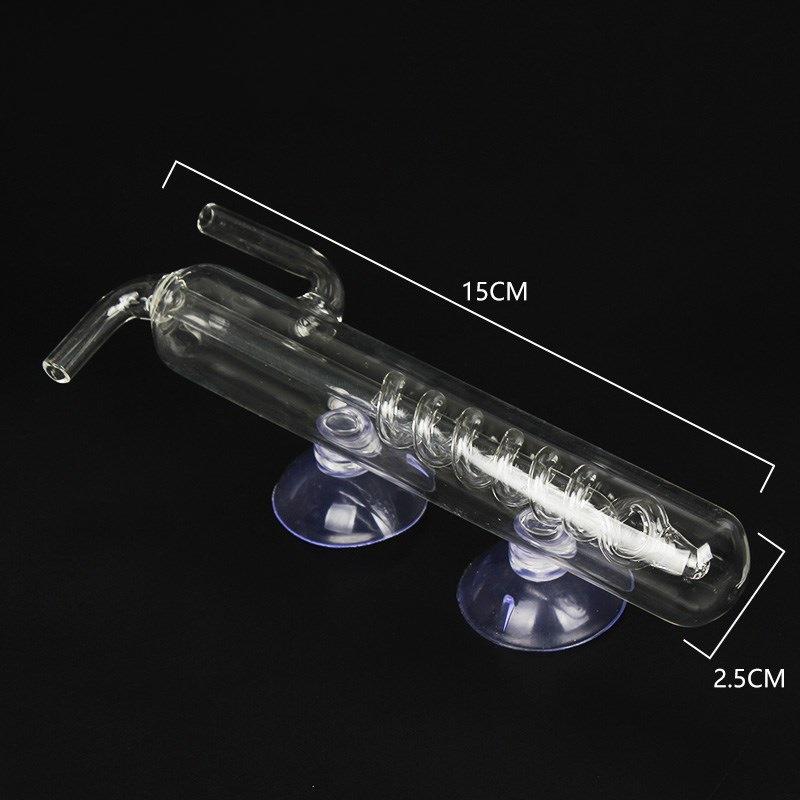Aquarium DIY carbon dioxide diffuser glass CO2 atomizer, CO2 regulator generator accessories for the growth of aquatic plants
