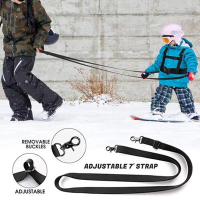 Arnês de Treino de Esqui para Crianças com Alça Easy Lift Heavy Duty Ensine Crianças Controle de Velocidade Iniciante Snowboard Esqui Treinador Auxiliar Tração Segurança