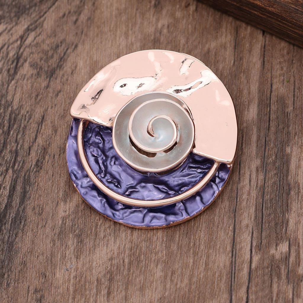New Round Geometric Compass Magnetic Brooch, Retro Compass Ladies Party Versatile Multifunctional Brooch