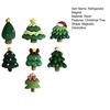Christmas Tree Refrigerator Magnets 7Pcs/Set Mini Magnet, Xmas Shape Magnetic Home Decor Fridge Decorative Magnet for Whiteboard Locker Door