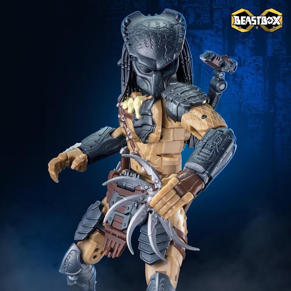 BEASTBOX INFINITY Series IB-17 Wolf Predator Transforming Action Figure Highly Articulated Mecha Robot Cube Collectible Toy Suitable As Gift for
