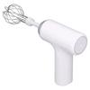 Electric Egg Beater Cordless Hand Mixer Handheld Egg Whisk for Cream Salad Dressing White