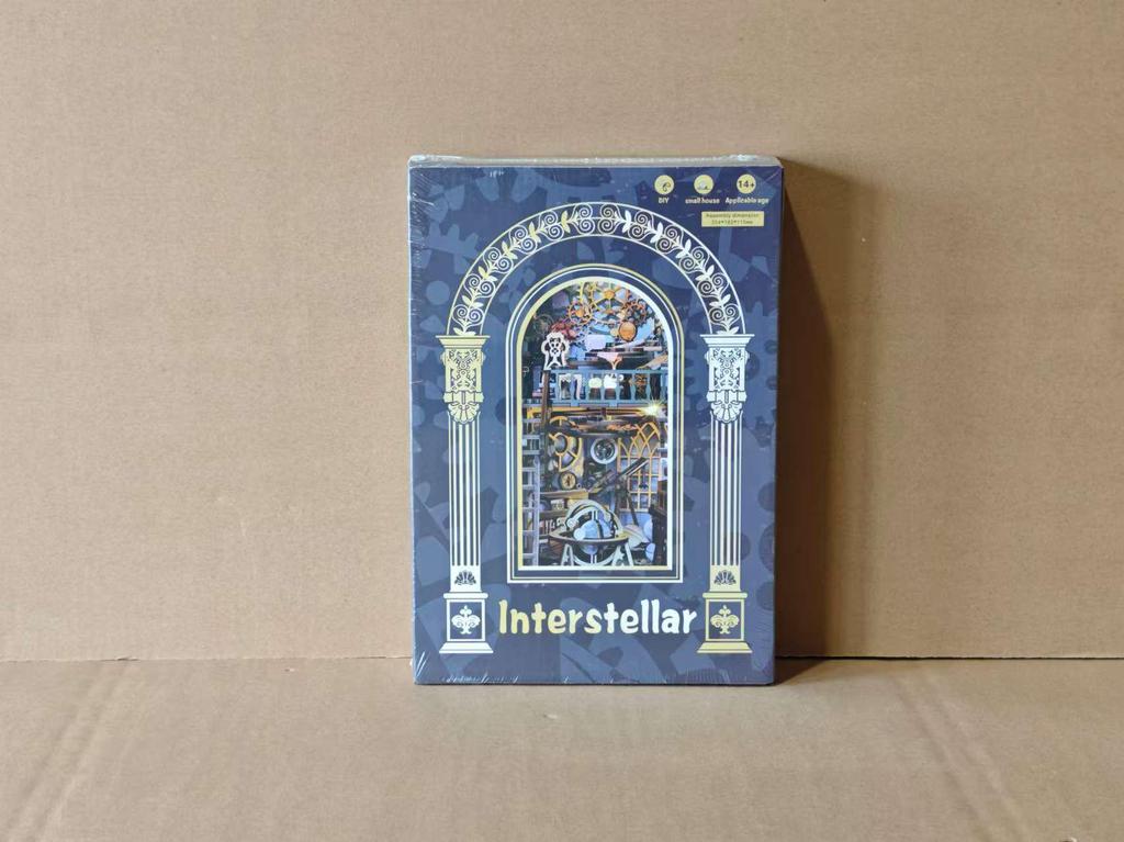 Starry Exploration 3D DIY Book Stand Model – Handmade Creative Gift & Ornament