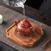 HX Solid Wood Dry Tea Tray with Water Storage