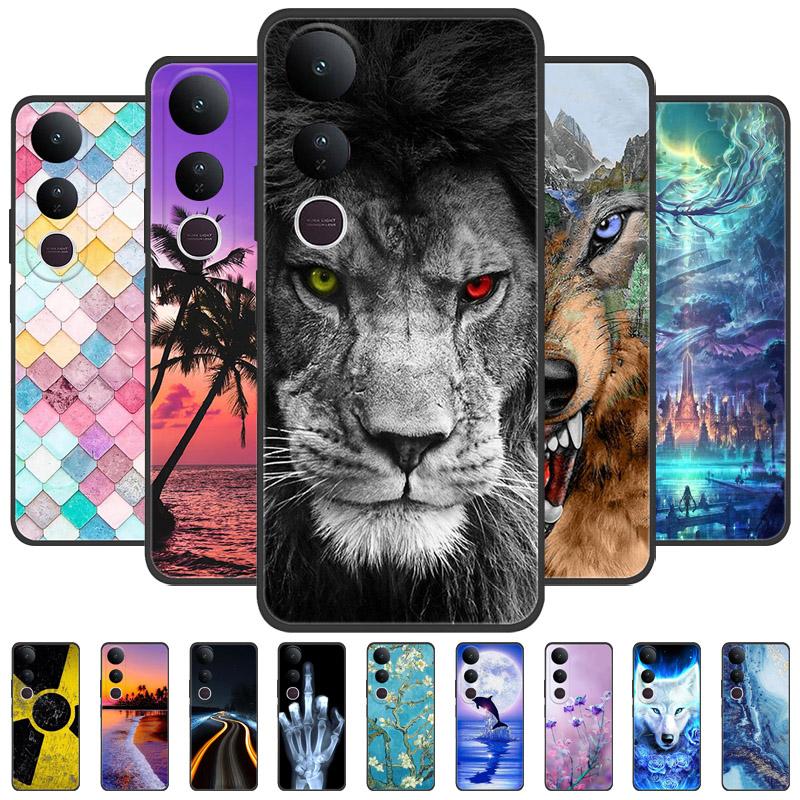 Für Vivo V50 Lite Hülle V2441 Weiches TPU Stoßfestes Silikon Bumper Für Vivo V50 Lite 5G Schutzhülle Schale Coque Fundas