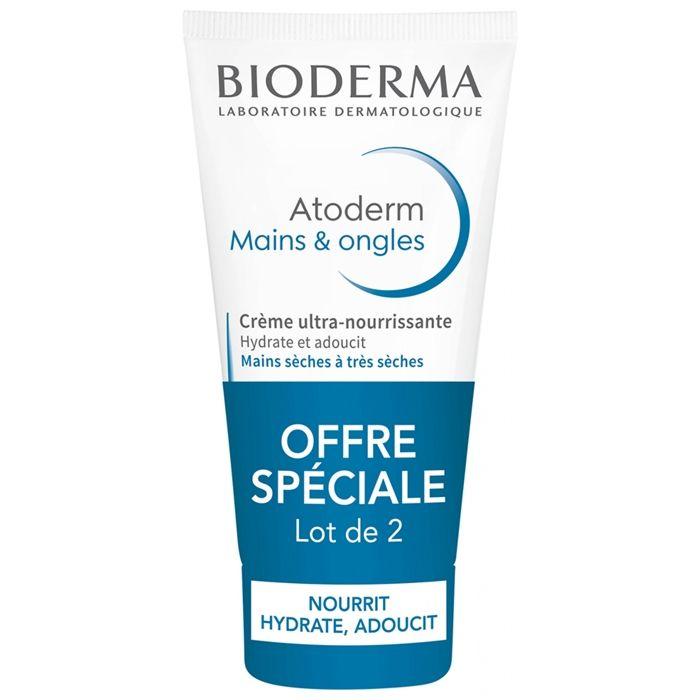 Bioderma Atoderm Crémé Mains-Ongles T50Ml Lot 2