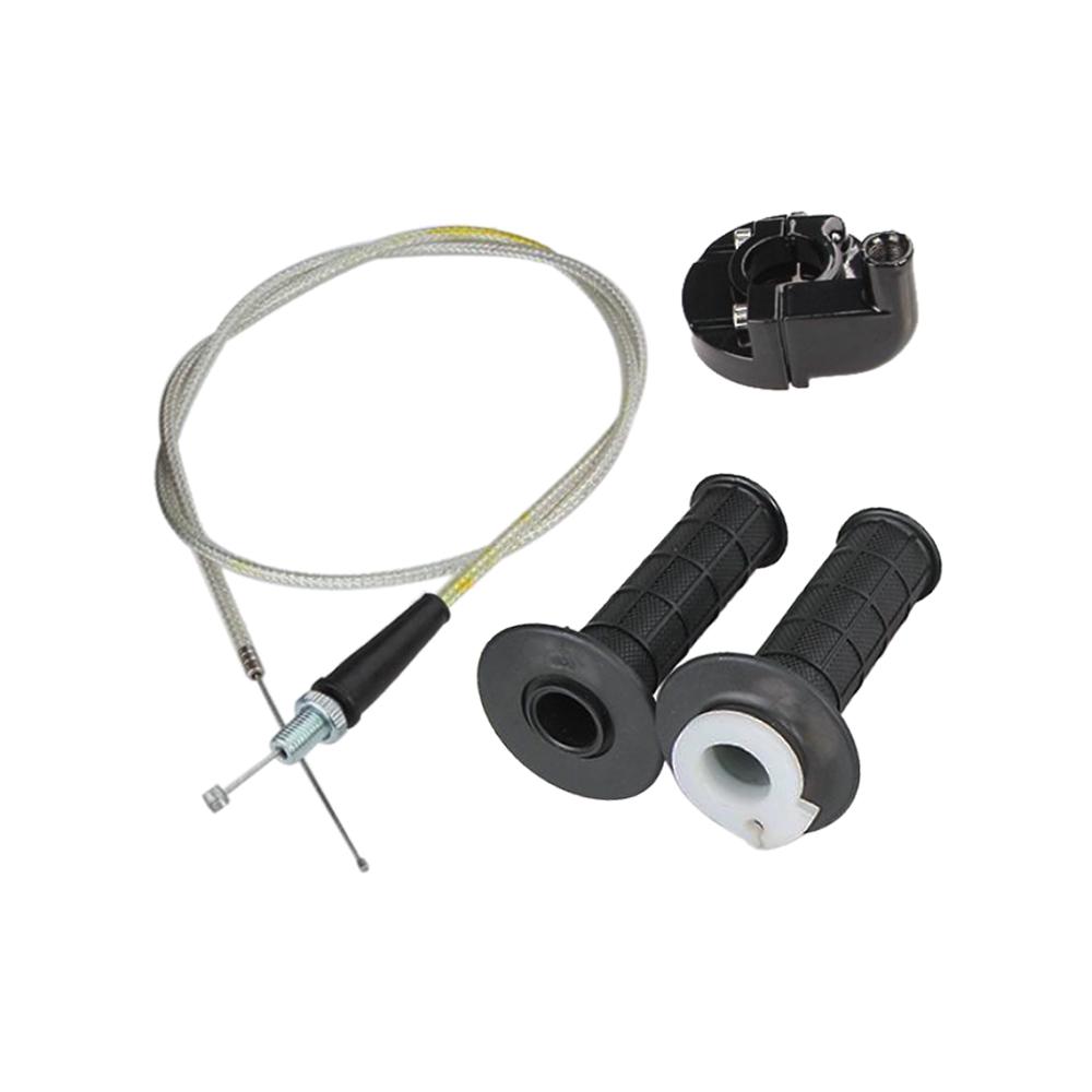 Throttle Cable grip casing set fit XR//CRF50 70 50-125c dirt bikes apply 7//8/" bar