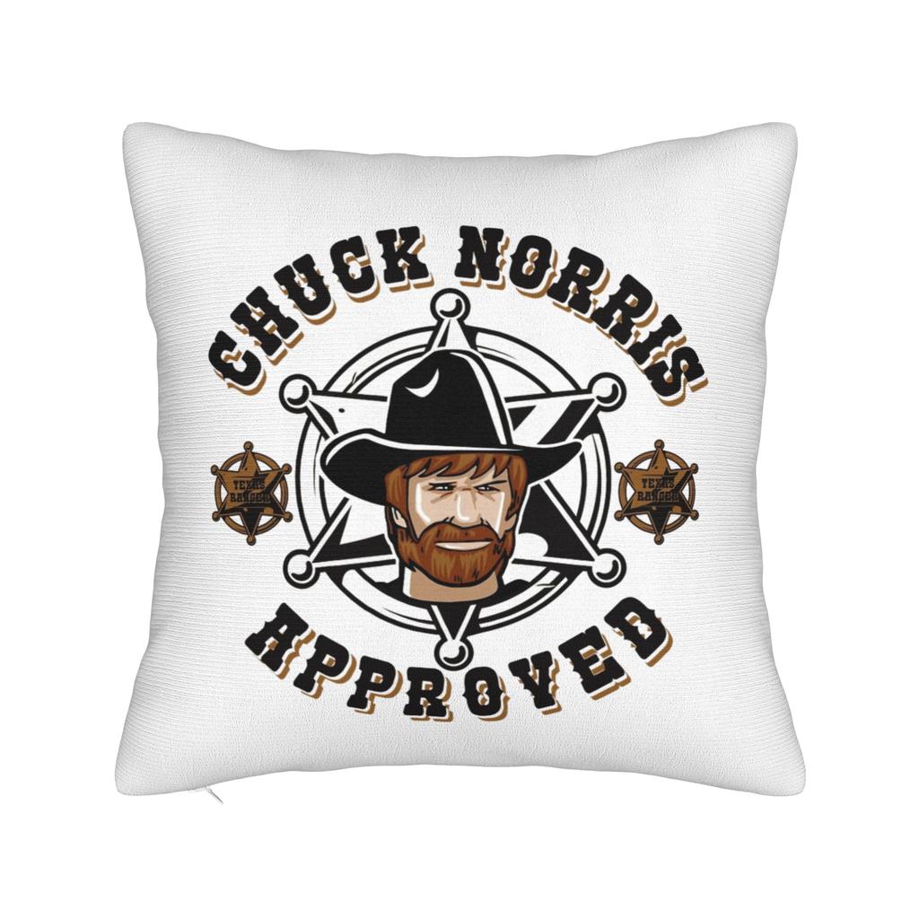 Approved Chuck Norris Square Pillow Cases Cushion Cover Customized Zipper Decor Pillowcase for Living Room xcm