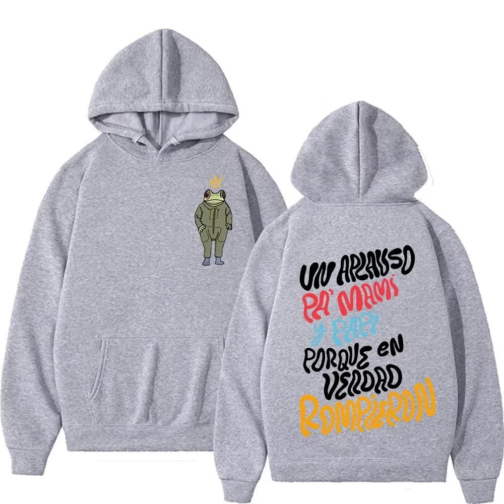 2026 Bad Bunny Debi Tirar Mas Fotos DTMF Printed Hoodie Men Women Harajuku Long Sleeve Y2k Hoodies High Quality Oversized Sweatshirts