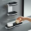 Luxury Double-Layer Soap Dish with Drainage