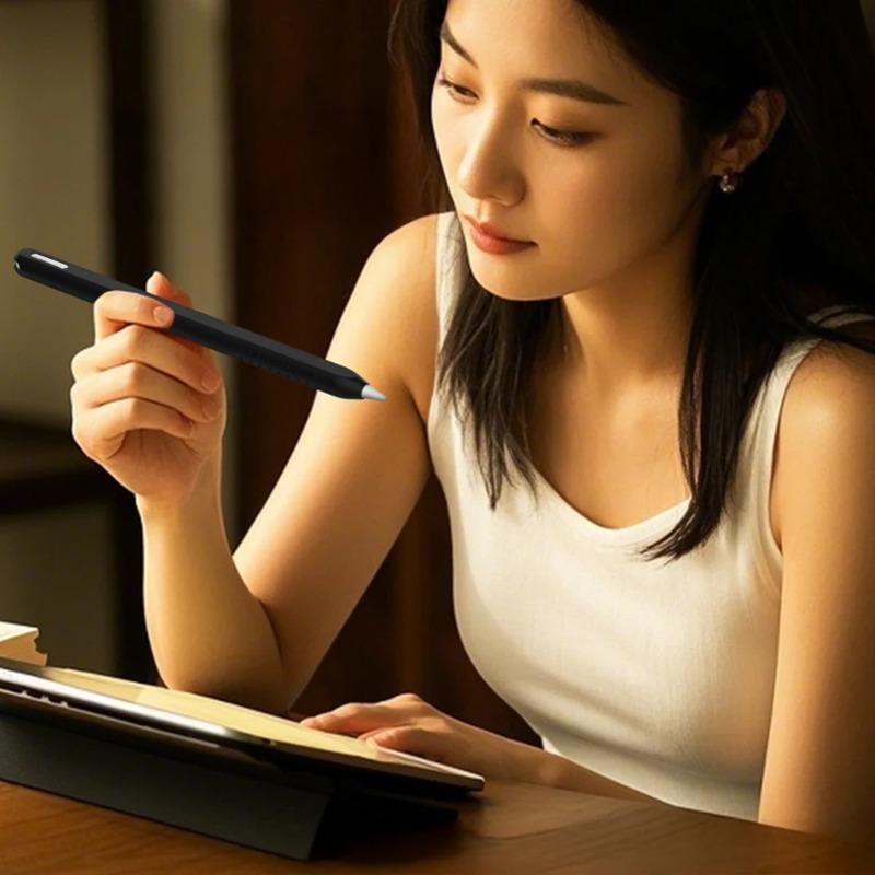 Silicone Pencil Case for Apple Pencil 2 2nd Generation Stylus Pen Cases Solid Color Cover for Apple Pencil Pro Protective Sleeve