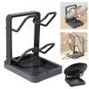 Double Layer Pot Lid Rack Non-slip Large Capacity Pot Lid Organizer Draining Kitchen Storage Rack