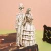Skeleton Couple Resin Ornaments Halloween Skeleton Couple Home Desktop Porch Garden Decorations