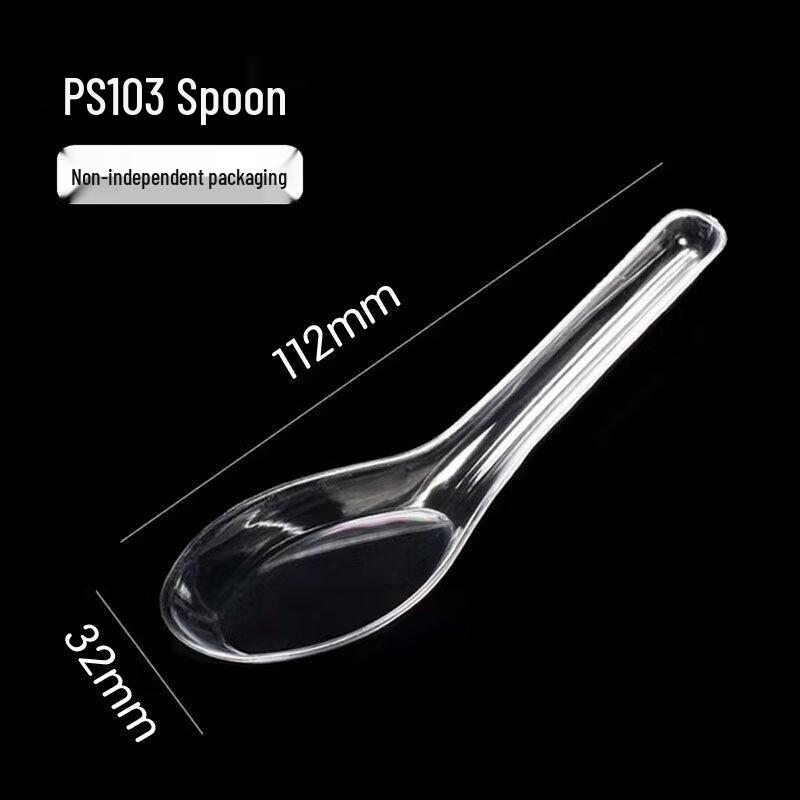 ZISIZ Disposable Plastic Spoon