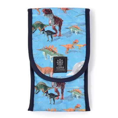 BUNTER BONBON-STIL Besteckkasten für Dinosaurier N4637700 Jungen, Stoff, Kinder, Tragbar, Niedlich, Stilvoll, Welt,