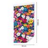 Wallpaper Small Flowers Purple and Blue for Living Room and Bedroom 50x1000