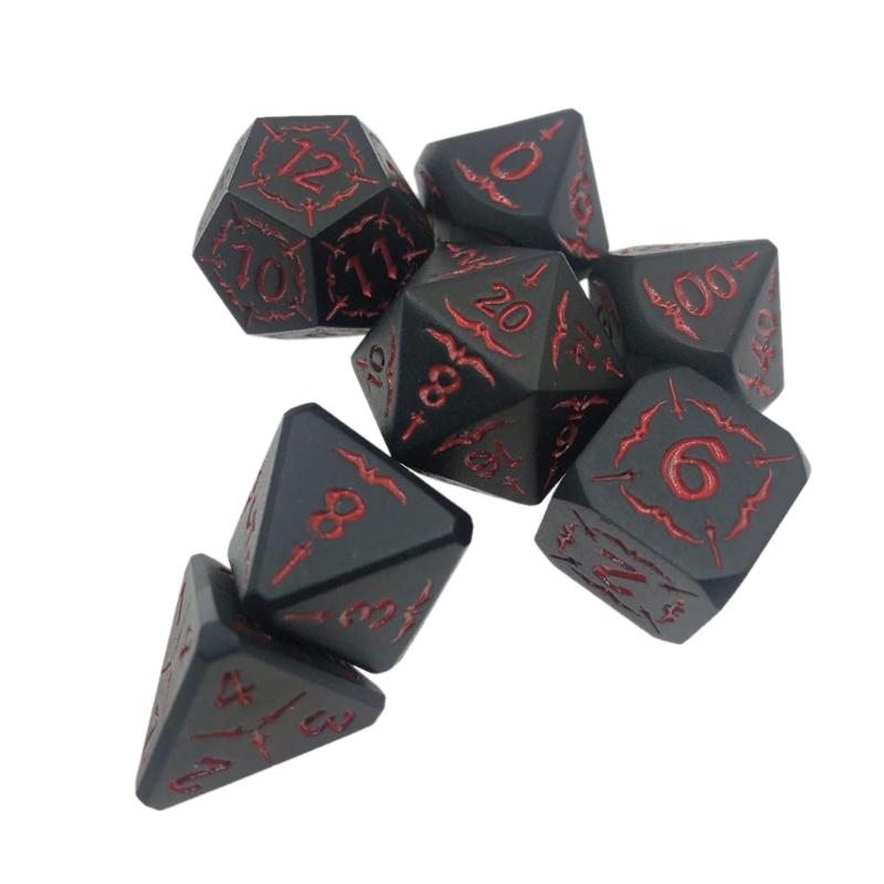 Multi-faceted Alloy Dice Game Props Educational Toys Club/Party Accessories