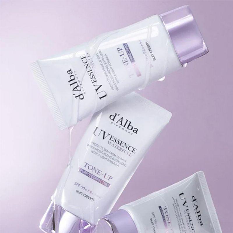 d'Alba Waterfull Purple Tone Up Sonnencreme 50ml