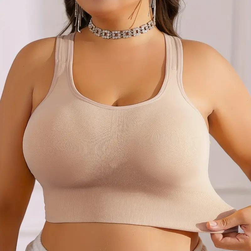 Sport-BHs für Damen Push-up Stoßdämpfend Lauf-BH Große Größen Tank-Stil Bügelfreie BHs Para Mujer Bralette