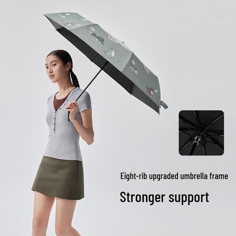 VVC Ice Crystal Cat Fun UV Protection Sun Umbrella