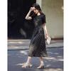 Demana Romantic Polka Dot Chiffon Dress