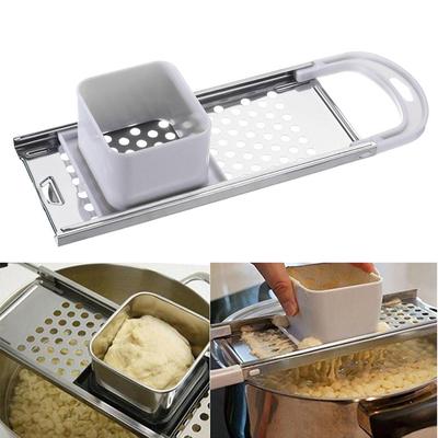 Stainless Steel Planer Spaetzle Multifunctional Gnocchi Planer Egg Noodle Dumpling Maker Tool With Safety Grater Kitchen Tools