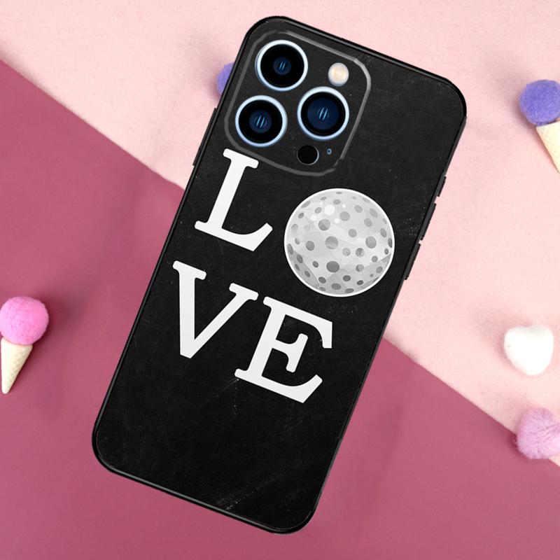 GOLF GOLFER GOLFING SUNSET Phone Case For iPhone 16 17 Pro Max 17 Air 16E 13 12 Mini 14 15 Plus 11 Pro Max Back Cover