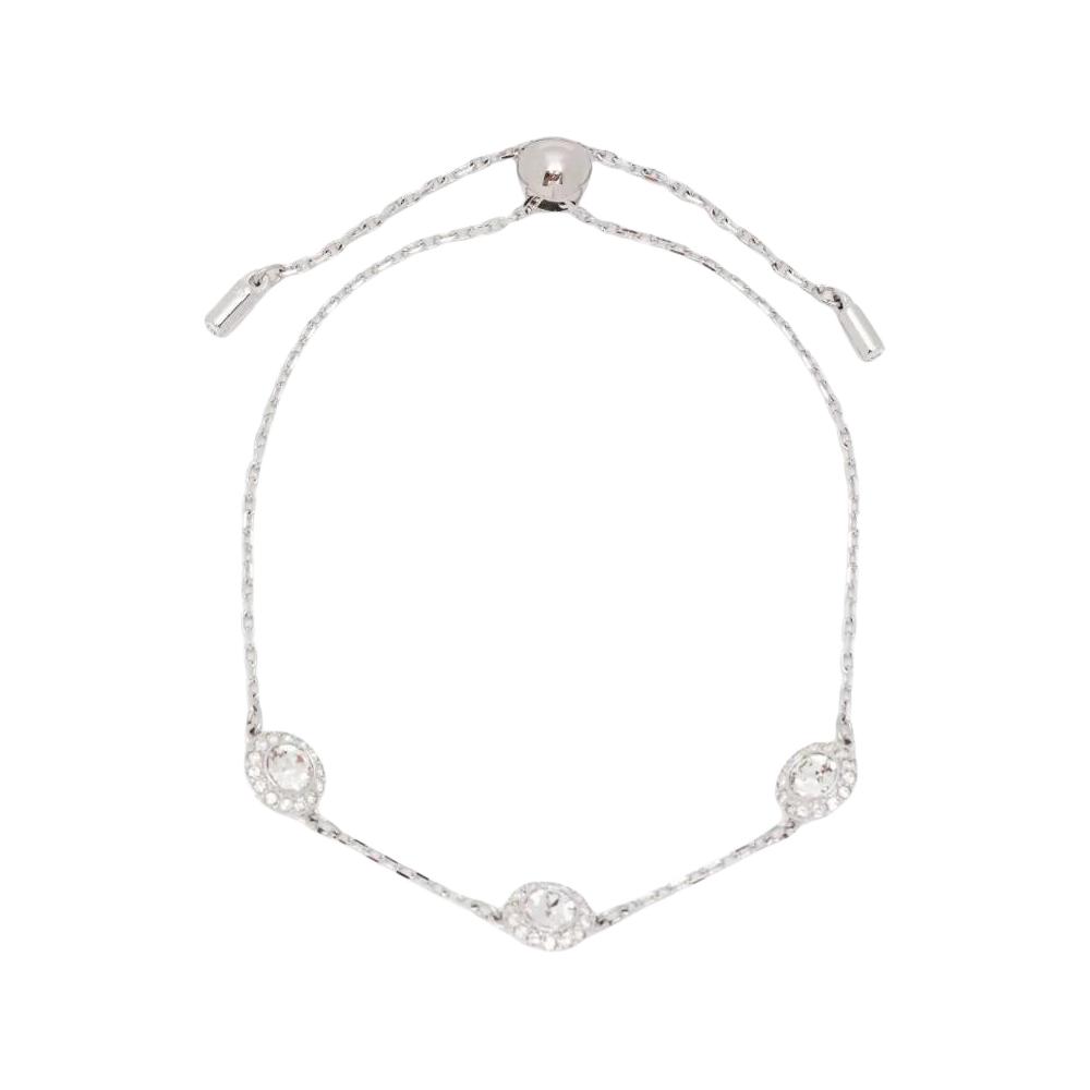 Swarovski Double Chain Exquisite Sparkling Lucky Crystal Bracelet Unisex bracelet White 5732272 Box (Random Color)