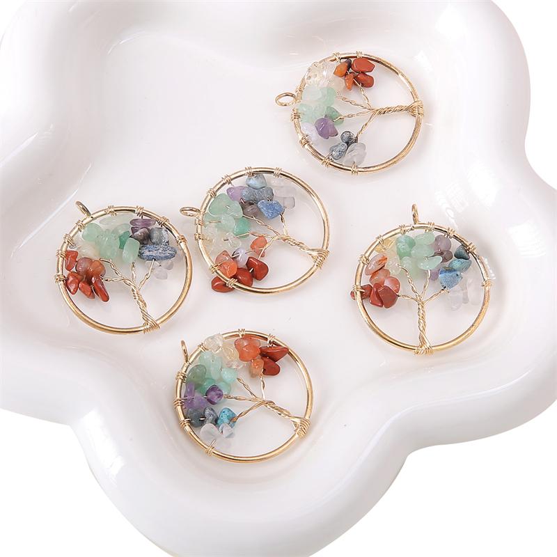 1ks/sáček Přívěsek ve tvaru stromu života DIY náramek náhrdelník náušnice šperky doplňky