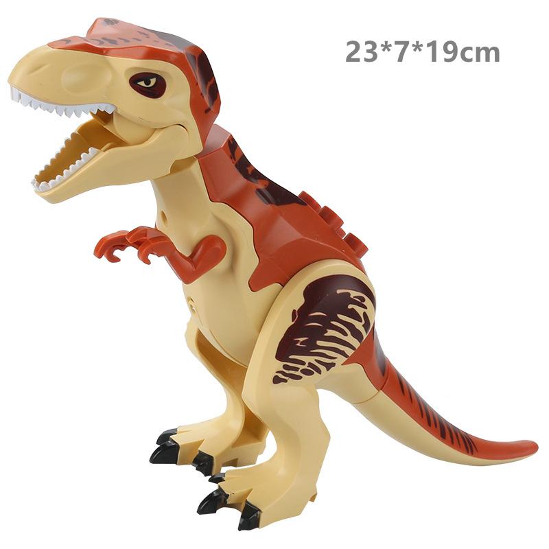 Velké stavební kostky Jurský svět Dinosauři Rex Figurky Mořská zvířata Kompatibilní Velké kostky Vzdělávací Dětské Hračky