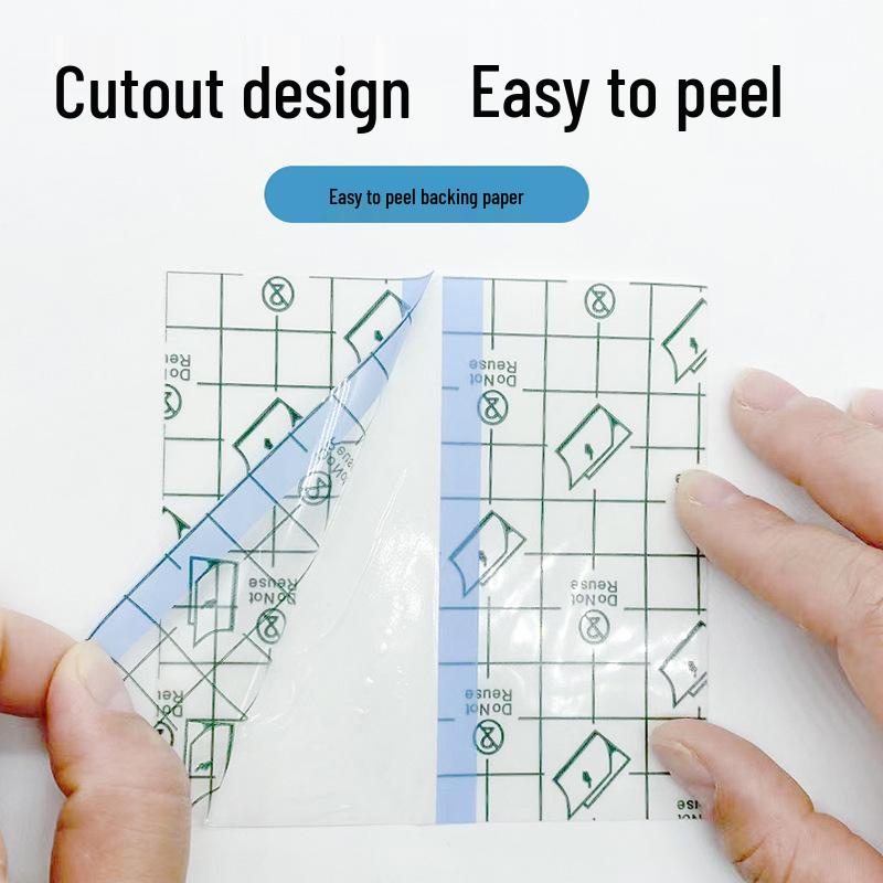 

Xiao Kang Водонепроницаемая ПУ пленка Пластырь для пупка Адгезивный пластырь 5cm x 5cm Grid Film