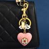 Heart Bow Keychain Metal Bag Charm For Womens Style Accessories